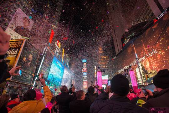 جشن سال نو میلادی در نقاط مختلف جهان