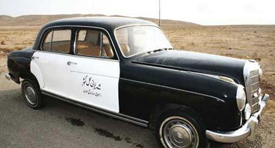  اولین ماشین پلیس ایران در سال 1321